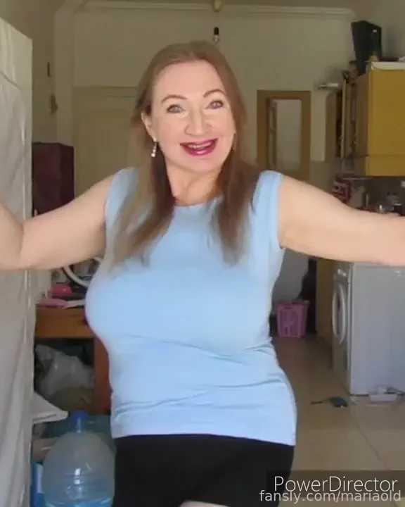 I am dancing for you and start to take off my clothes fyp milf gilf 