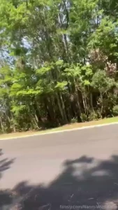 Nervously flashing my perky girls in the middle of the suburbs i was
