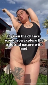 Specifically my wild garden that might need you to come inside chubby