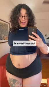 I can still get pregnant like that but anything for my breeding kink