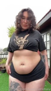 Fupa moment chubby curvy thick bbw