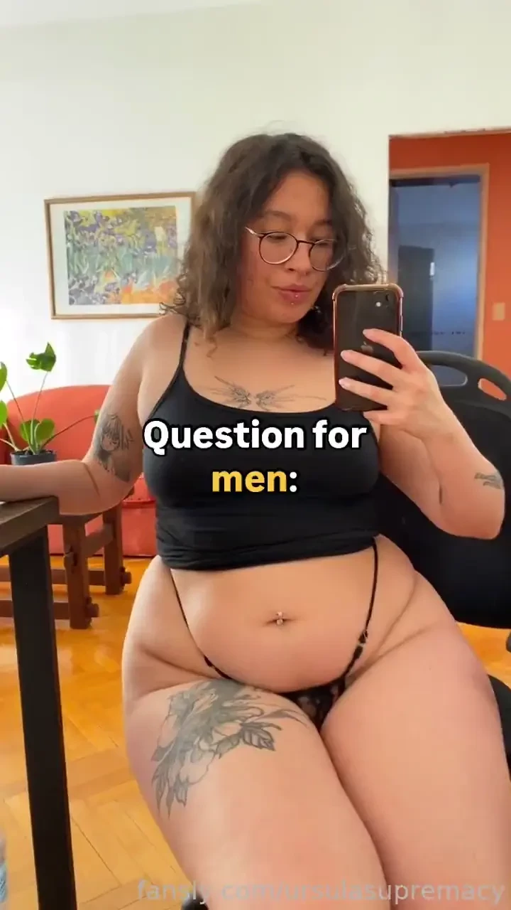 Serious question chubby thick curvy bbw thicc fyp hairypussy 