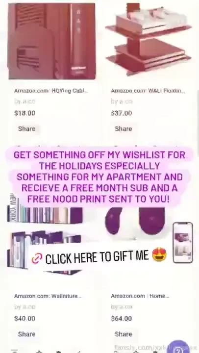 Get a free month sub and free nood print sent to you this holiday 