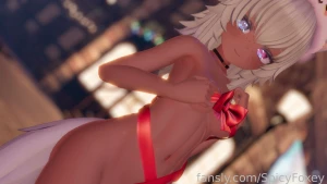 Wanna unwrap your present early vr manuka foxgirl darkskin tan part 1