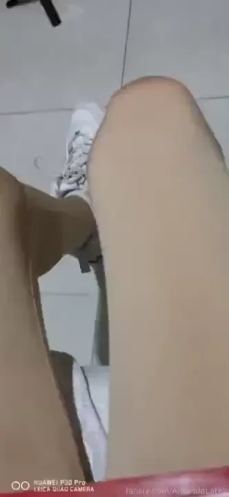 Masturbation amp blowjob in red latex halter dress made by me this 