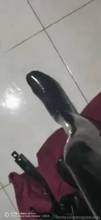 New post masturbation amp fleshlight in catsuit with gasmask sweated a 