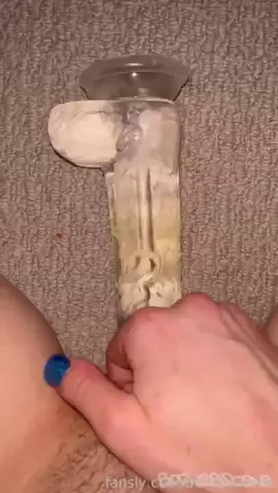 Teen cute petite dildo masturbation pussy scene 