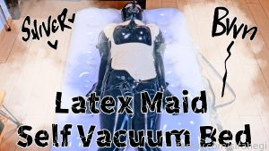 Latex maids are vacuum packed for shipping latex rubber bondage bdsm