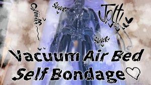 Vacuum bed self bondage me latex rubber bondage bdsm vacuumbed