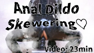 Product latex sex slave skewered by anal dildo 23min set of 2 videos