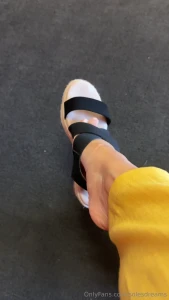 While waiting my toes are looking bare