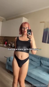 True trans shemale ladyboy bulge girlcock tits