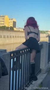 Black is my happy colour trans tgirl tranny bigdick doggy tits redhead