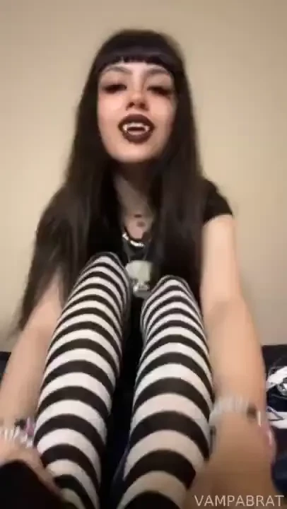 My knee high converse and black and white thigh highs are a deadly 