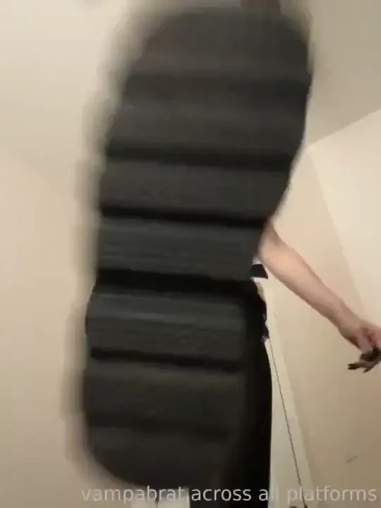 A black tongue and a footprint on your pathetic face from my boots 