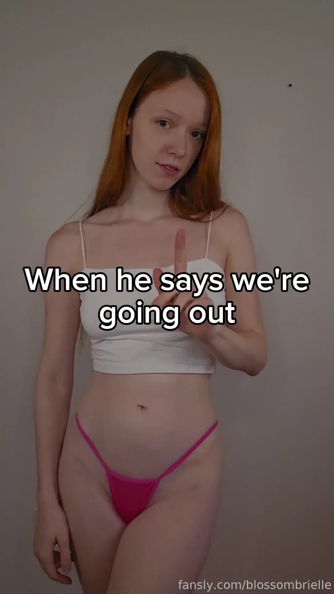 Some things have to come off when we go out petite redhead teen 