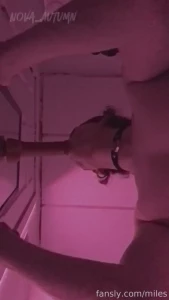 Sloppy deepthroat on a fat cock making saliva drip everywhere fyp