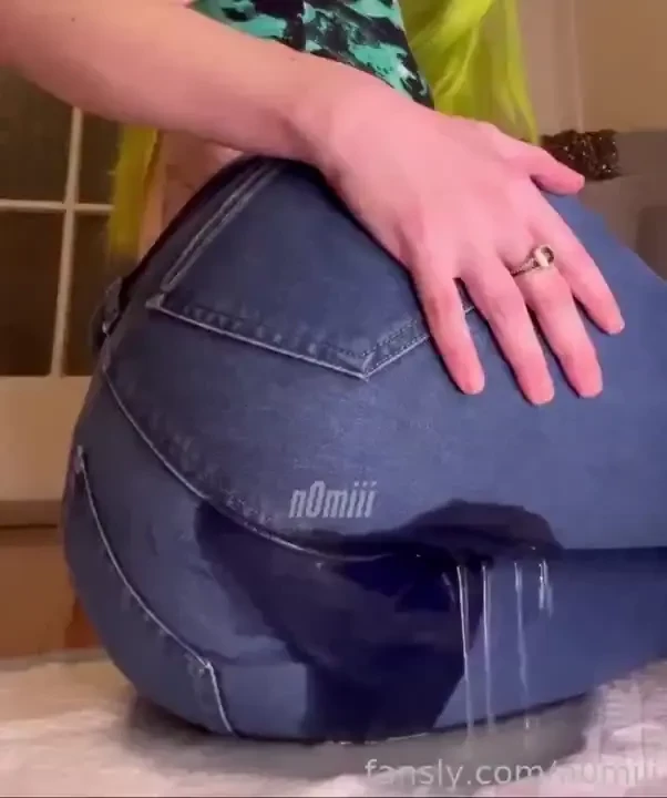 Face can i sit in your lap and soak my jeans fyp wetting pee piss 