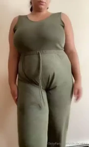 Cozy and squeezing into this one piece