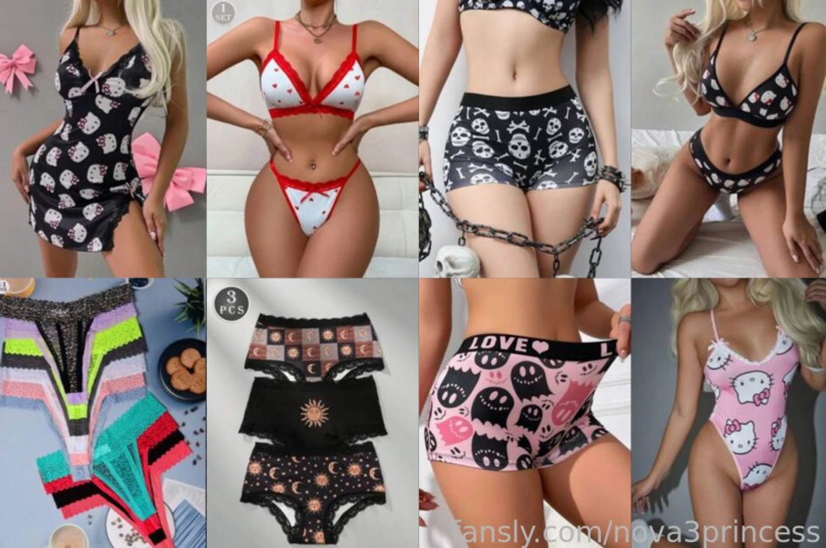 New lingerie time all of these come to 75 with shipping every 10 