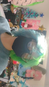 Guess what i did i dyed my hair hehe the purple is gone now and the part 2