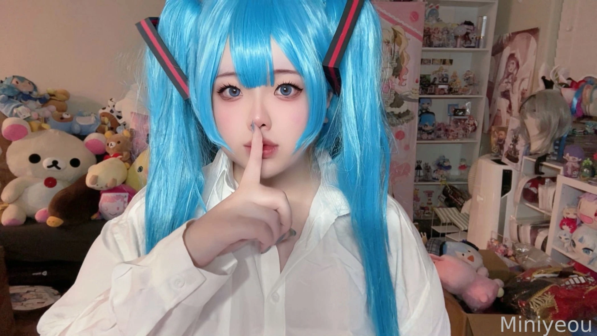 Nice try did you want to play uno with me cosplay miku from mimukauwa part 14 