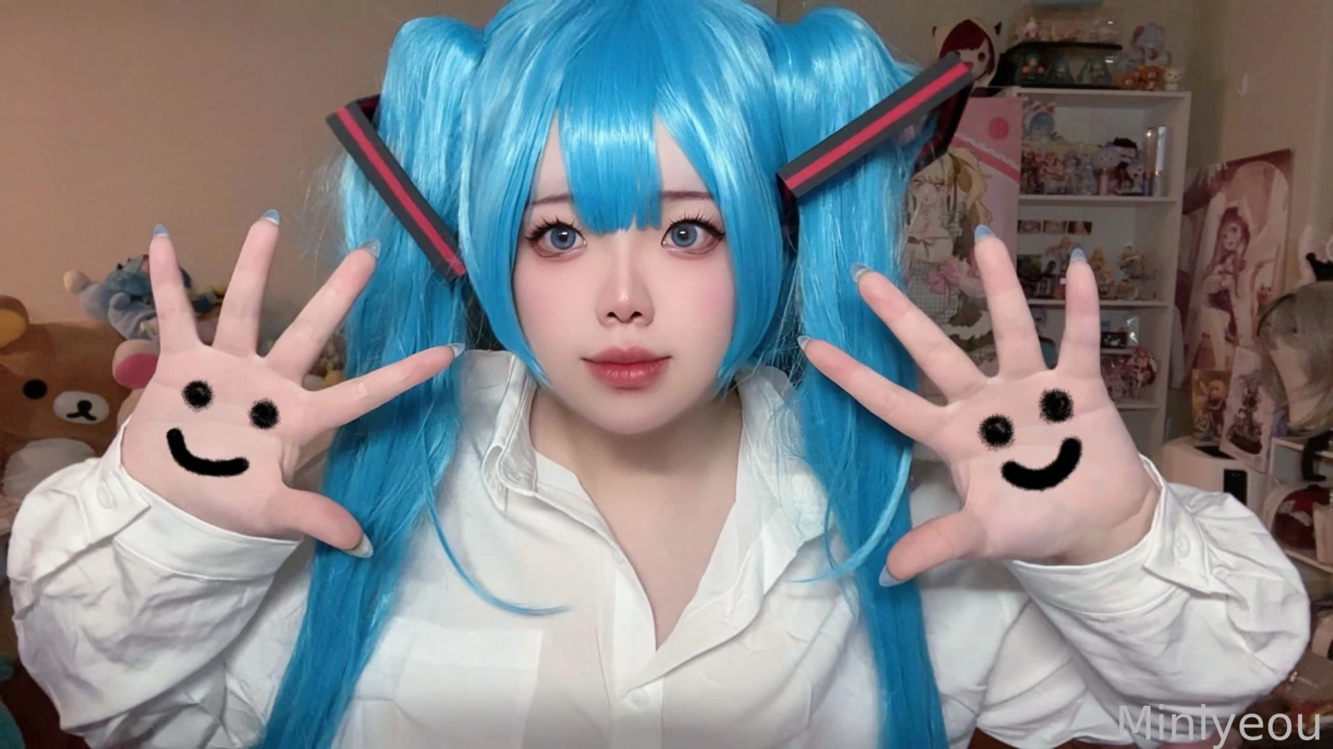Nice try did you want to play uno with me cosplay miku from mimukauwa part 5 