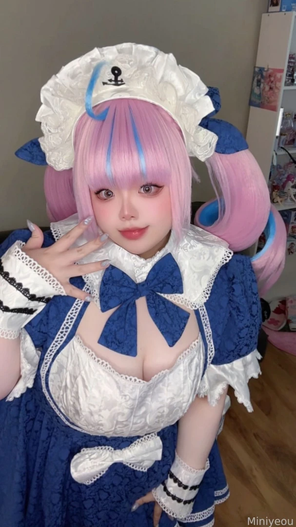 Aqutan has arrived my kami oshi has been brought to life cosplay 