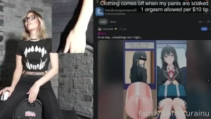 Stream vod 1 5 25 an hour and a half of edging and cumming on the