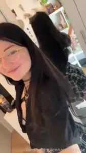 This is a debut u have never seen jenna with glasses before ngl i