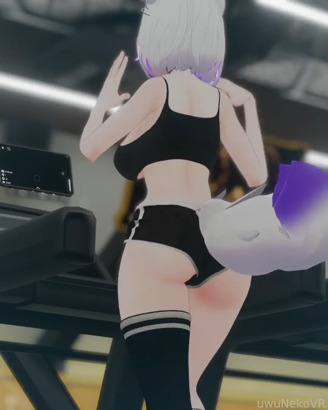 Treadmill streamm cum and spoil me 3 lt 33 