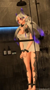 Sorry i m just too horny in the shower so i used the dildo for a bit part 3