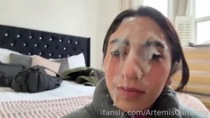 My amazing triple facial cumwalk finale in london