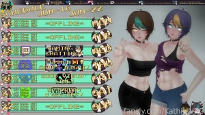 Here s this week s schedule hope y all enjoy it tomboy vtuber