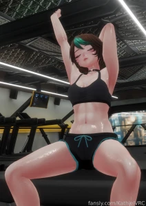 Ah that was a nice workout shower time vtuber lewdtuber tomboy vrchat