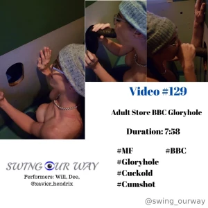 Bbc gloryhole at the adult store