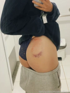 Hard day for my ass butt ass juicy spank spanking hard rough bigass