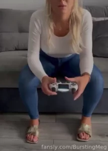 New premium video watch me have an accident while playing video games