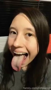 Finished customs 1 min - dirty long tongue fyp rofdeenyt sexy fetish