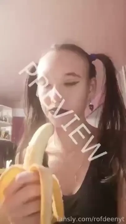 Finished customs 2 min - deep banana sucking with black lips fyp 