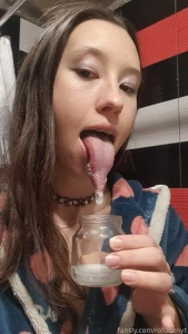 Drink my spits fyp rofdeenyt sexy fetish girl girlfriend tongue part 1