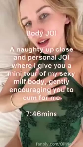 Brand new body joi follow my gentle instructions and admire my perfect