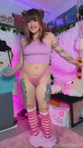 Just trying on all my pink panties