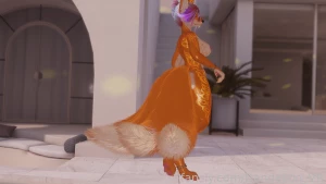 Peekaboo love this model vr vrlewd fyp solo egirl furry fox foxgirl