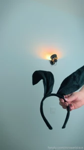 Bunny ears on mood set feeling absolutely adorable a mommy knows that