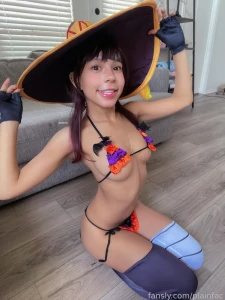 Boom petite cosplay megumin cute roleplay young biracial