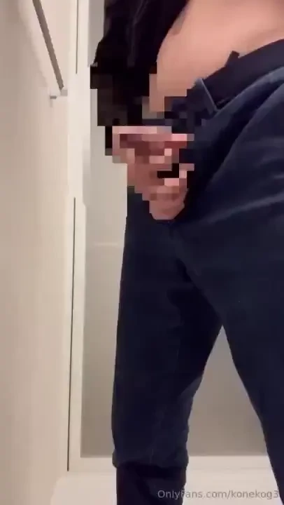 Japanese boy jerked off in bathroom 