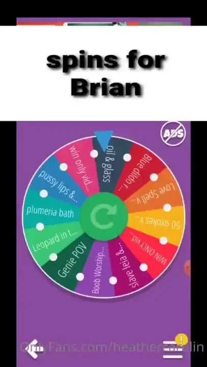 These spins are for brian 