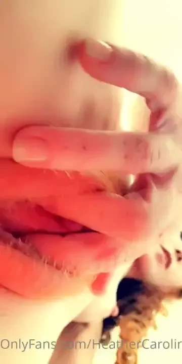 8pm pussy rubbing my fat little pink pussy lips for you do you like 