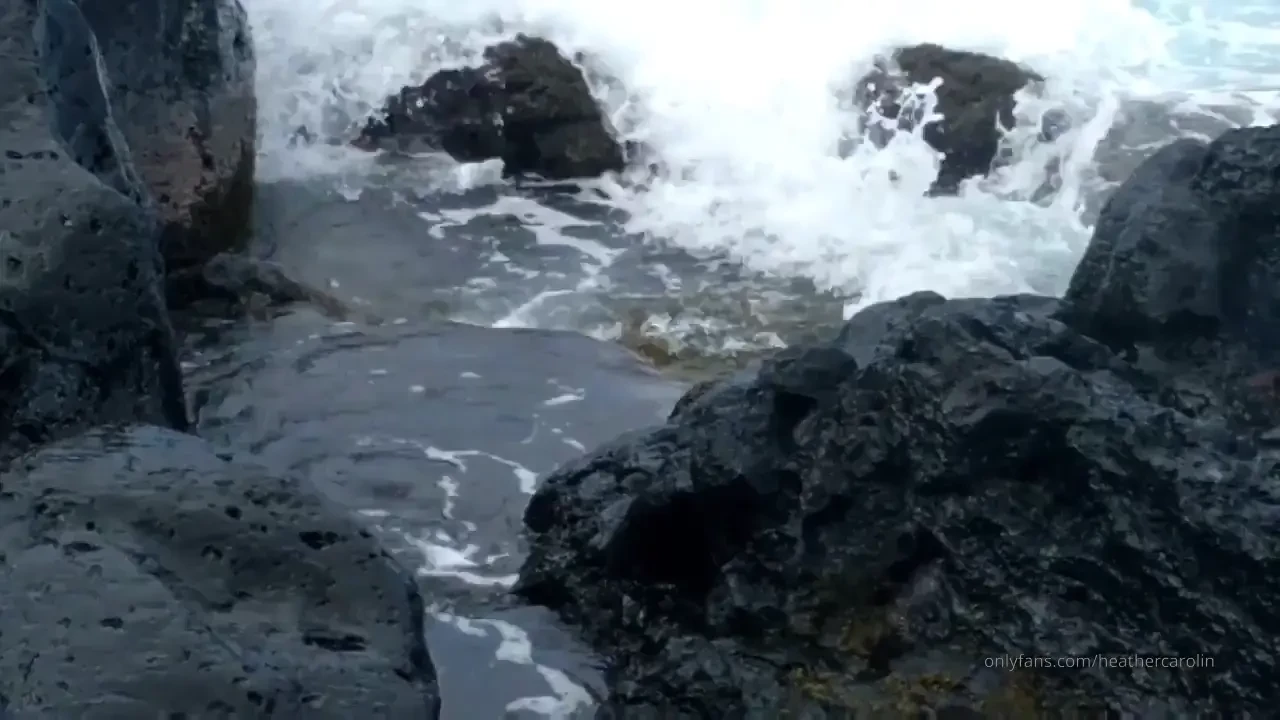 5 min of asmr ocean video that i shot for you this morning this is one 